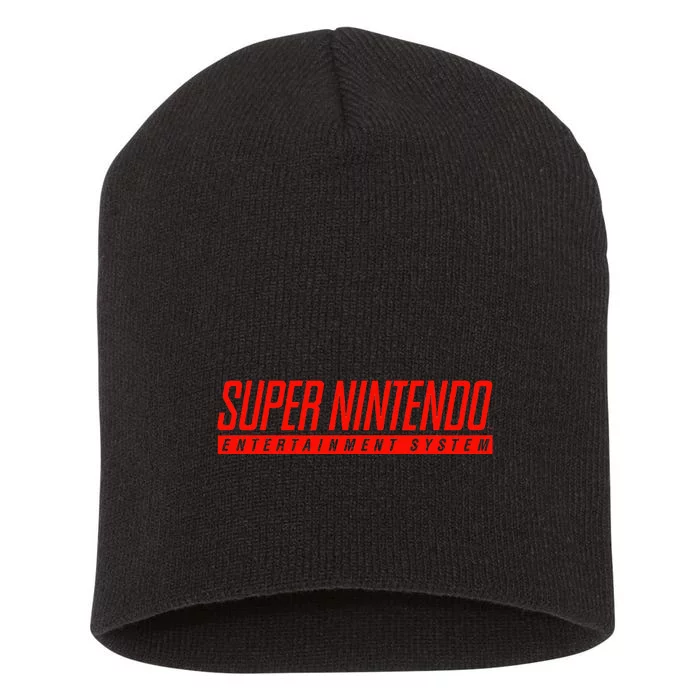 Super N.I.N.T.E.N.D.O Entertainment System Short Acrylic Beanie