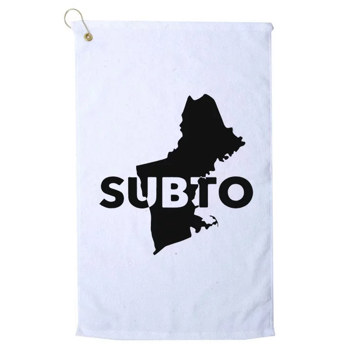 Subto New England Og Logo Platinum Collection Golf Towel