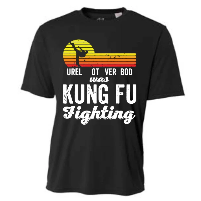 Surely Not Everybody Was Kung Fu Fighting Funny Karate Cooling Performance Crew T-Shirt