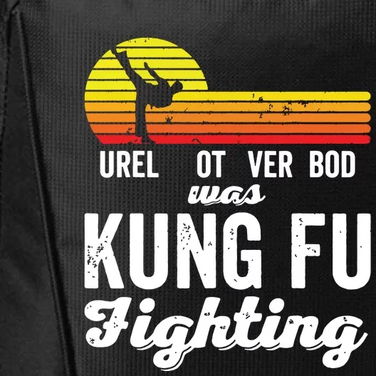 Surely Not Everybody Was Kung Fu Fighting Funny Karate City Backpack