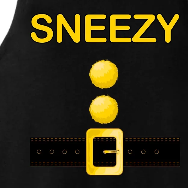 Sneezy Dwarf Costume Ladies Tri-Blend Wicking Tank