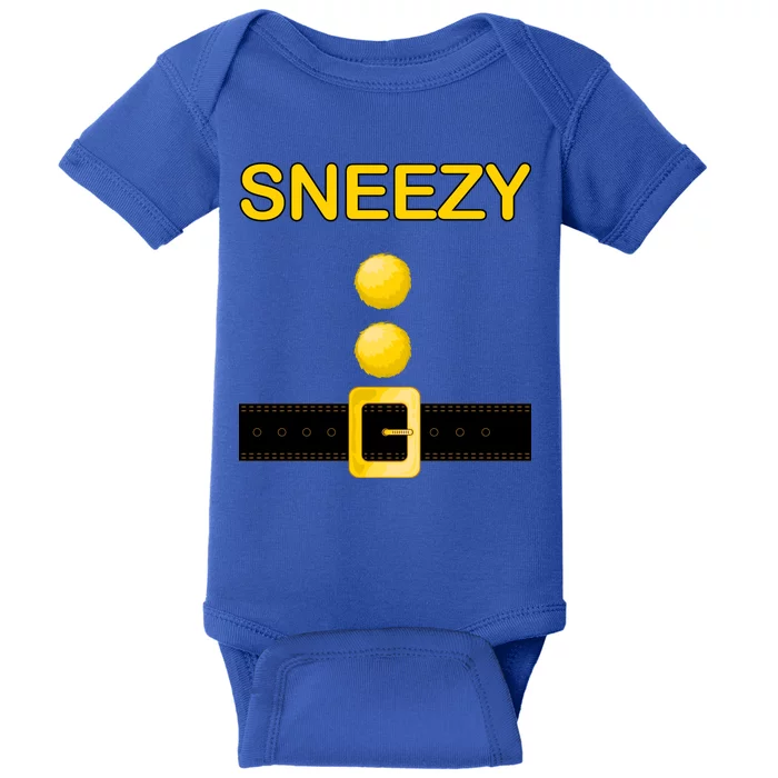 Sneezy Dwarf Costume Baby Bodysuit