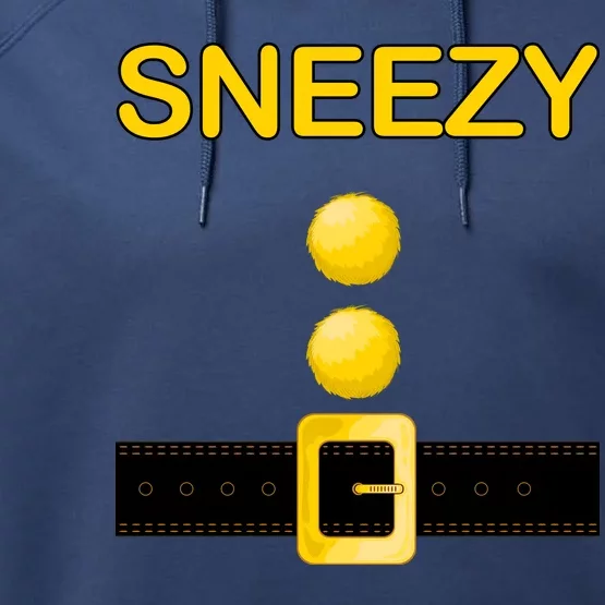 Sneezy Dwarf Costume Performance Fleece Hoodie