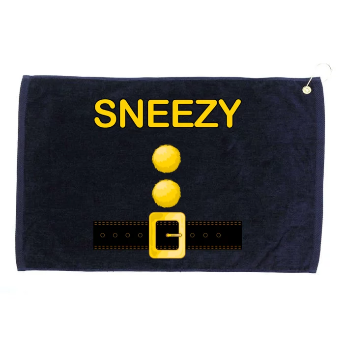 Sneezy Dwarf Costume Grommeted Golf Towel