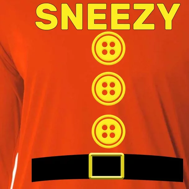 Sneezy Dwarf Halloween Costume Cooling Performance Long Sleeve Crew