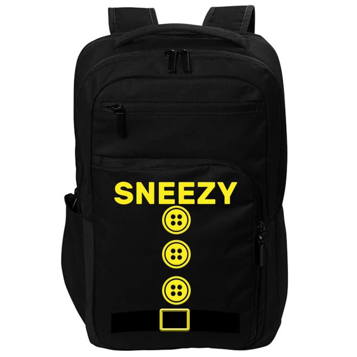 Sneezy Dwarf Halloween Costume Impact Tech Backpack