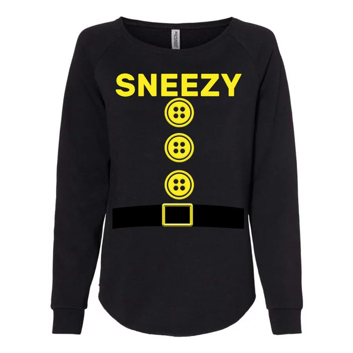 Sneezy Dwarf Halloween Costume Womens California Wash Sweatshirt