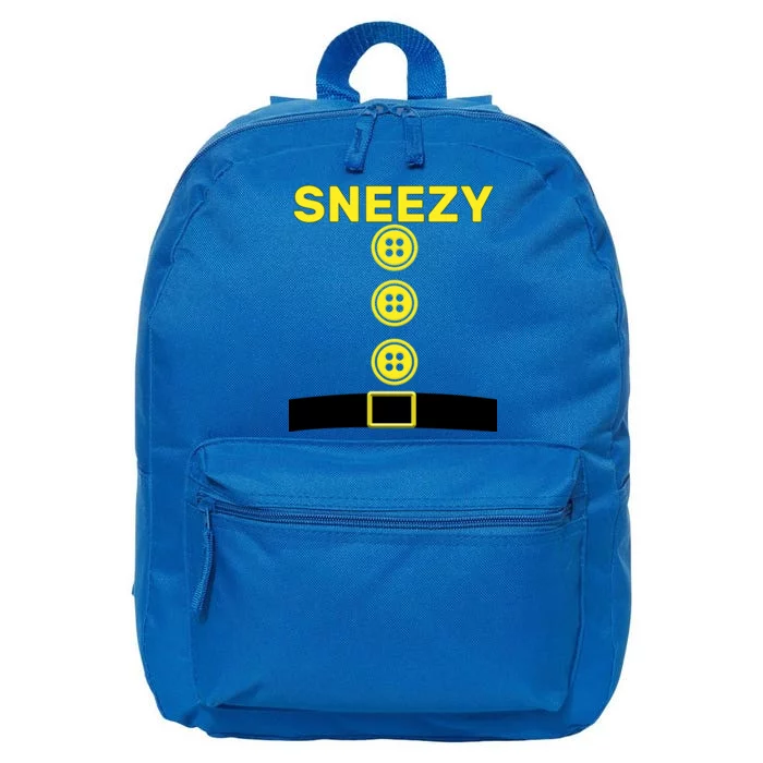 Sneezy Dwarf Halloween Costume 16 in Basic Backpack