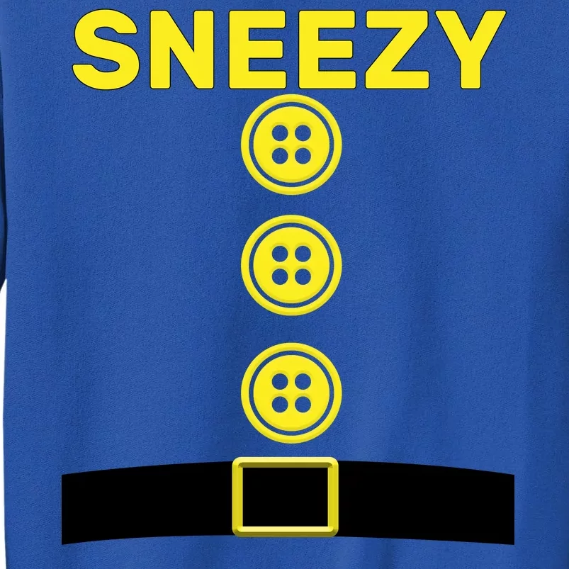 Sneezy Dwarf Halloween Costume Tall Sweatshirt