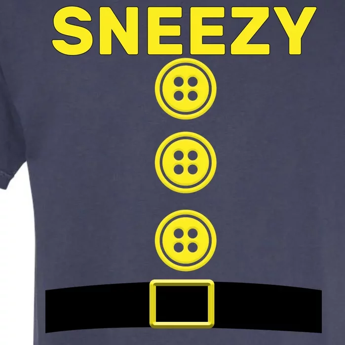 Sneezy Dwarf Halloween Costume Garment-Dyed Heavyweight T-Shirt