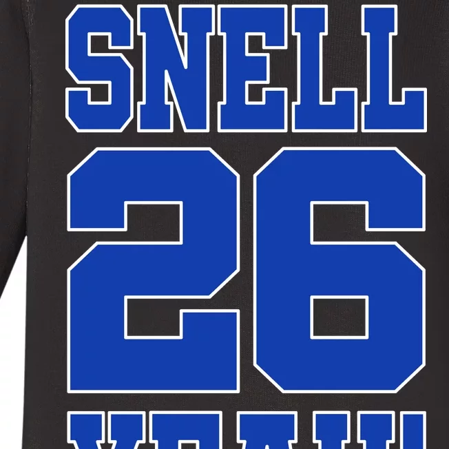 Snell 26 Yeah! Football Baby Long Sleeve Bodysuit