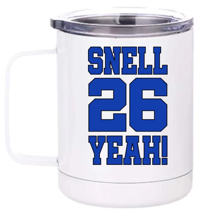 Snell 26 Yeah! Football Front & Back 12oz Stainless Steel Tumbler Cup