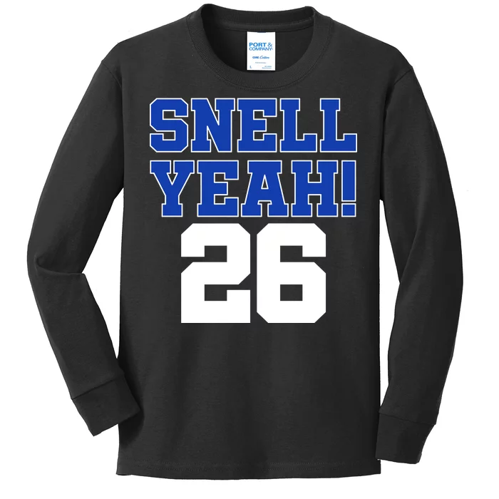 Snell Yeah 26 Kentucky Football Kids Long Sleeve Shirt