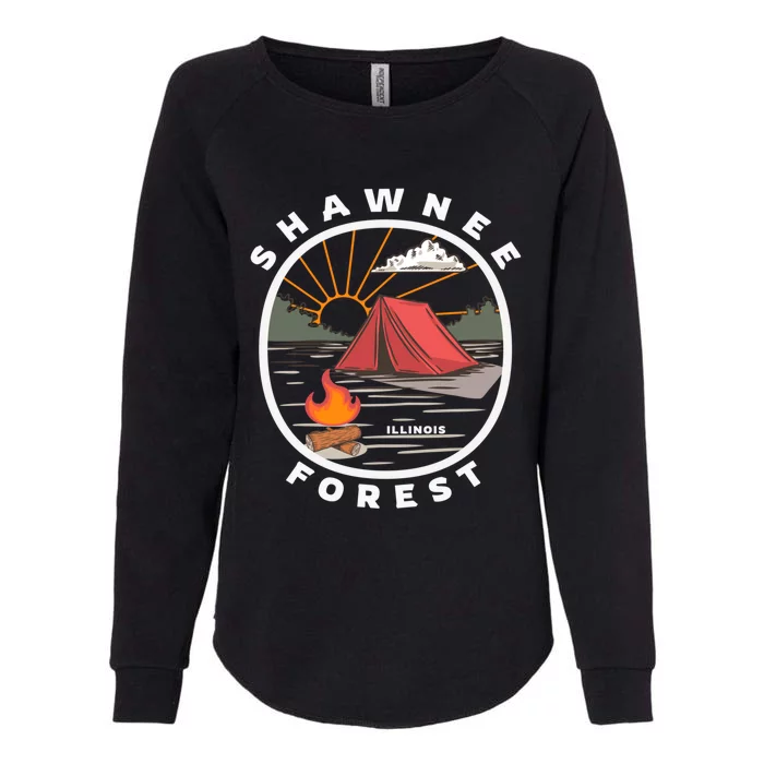 Shawnee National Forest Camping Cool Gift Womens California Wash Sweatshirt