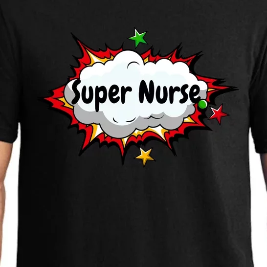 Super Nurse Funny Nursing Superpower Gift For Nurses Cool Gift Pajama Set