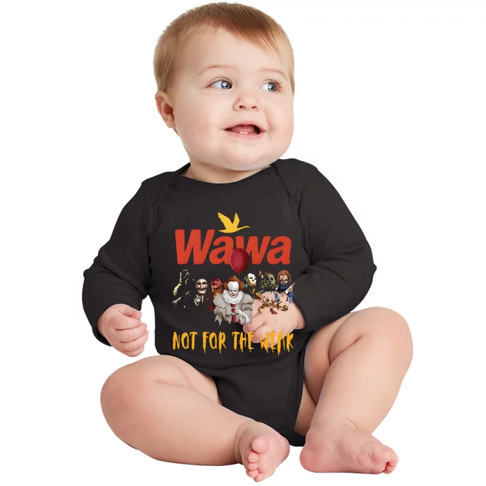 Shoprite Not For The Weak Halloween Baby Long Sleeve Bodysuit