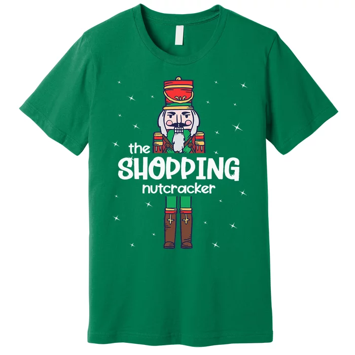 Shopping Nutcracker Family Matching Funny Gift Pajama Premium T-Shirt