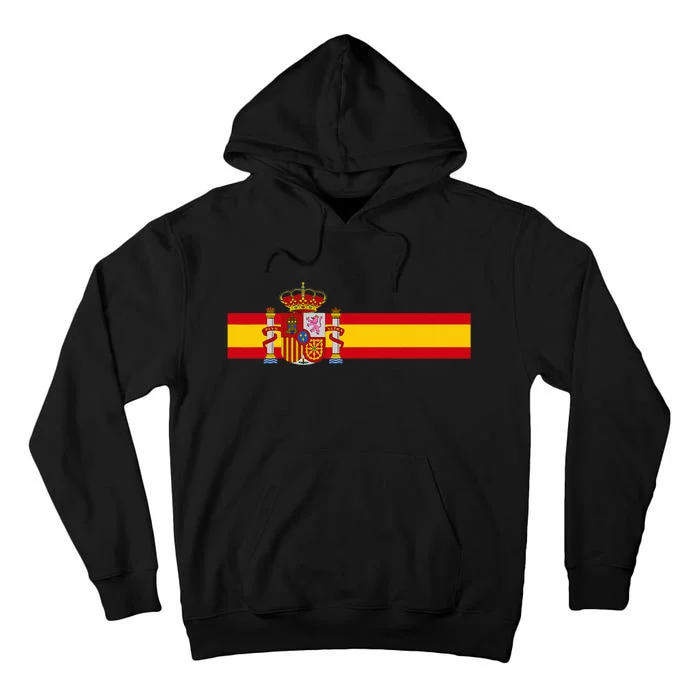 Spain National Flag Espana Color Band Madrid Barcelona Tall Hoodie