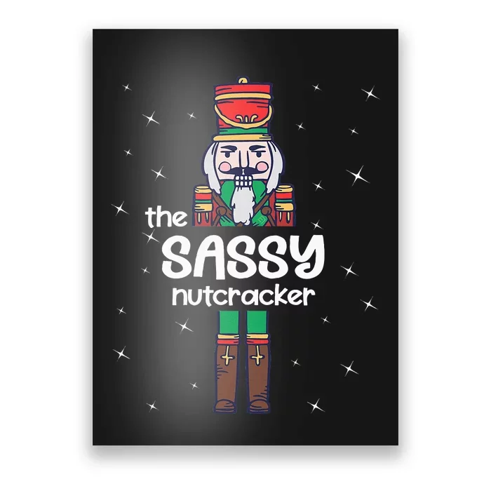 Sassy Nutcracker Family Matching Poster