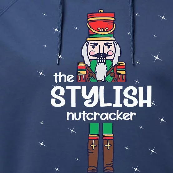 Stylish Nutcracker Family Matching Funny Pajama Performance Fleece Hoodie