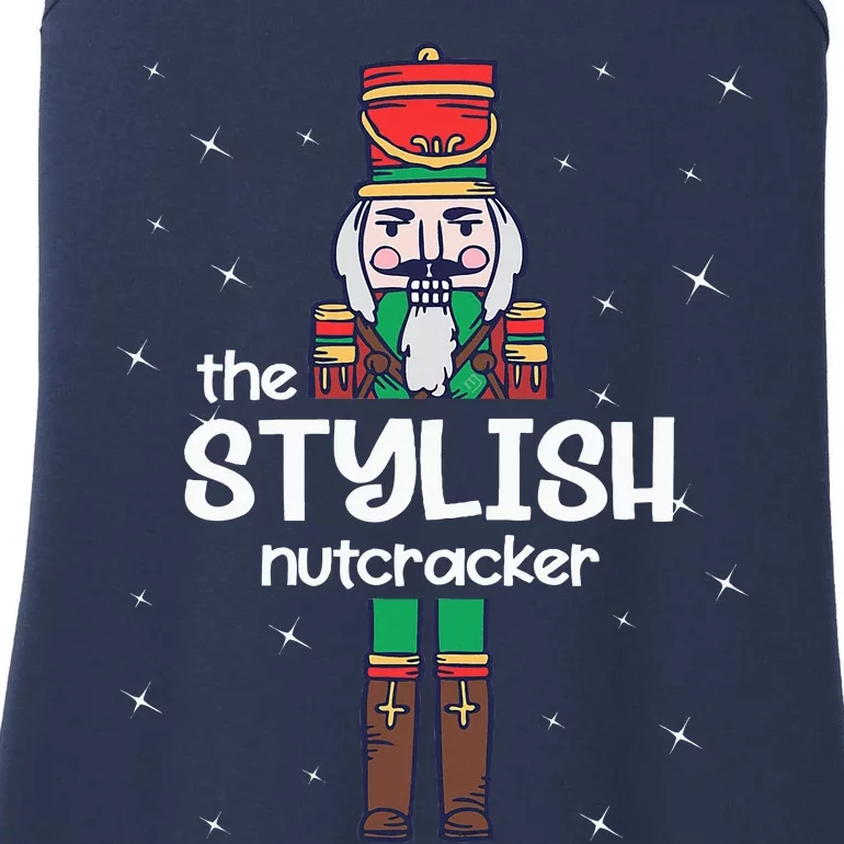 Stylish Nutcracker Family Matching Funny Pajama Ladies Essential Tank