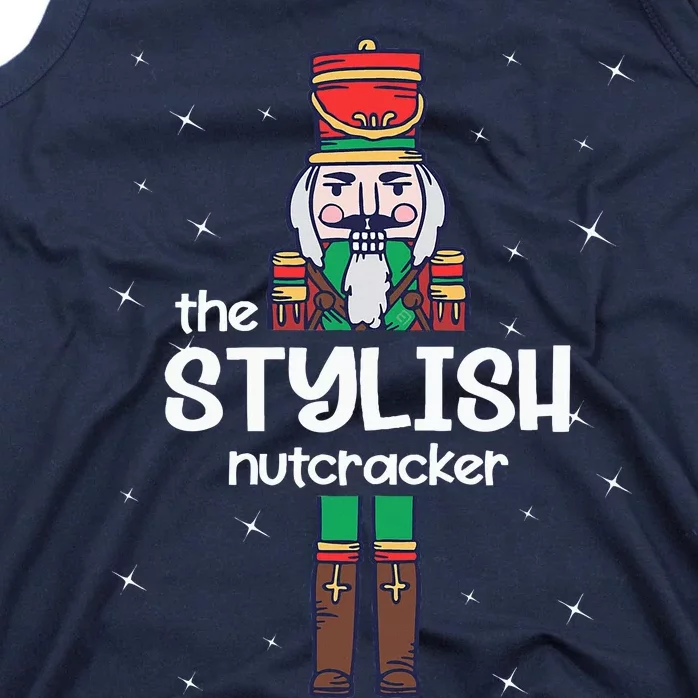 Stylish Nutcracker Family Matching Funny Pajama Tank Top