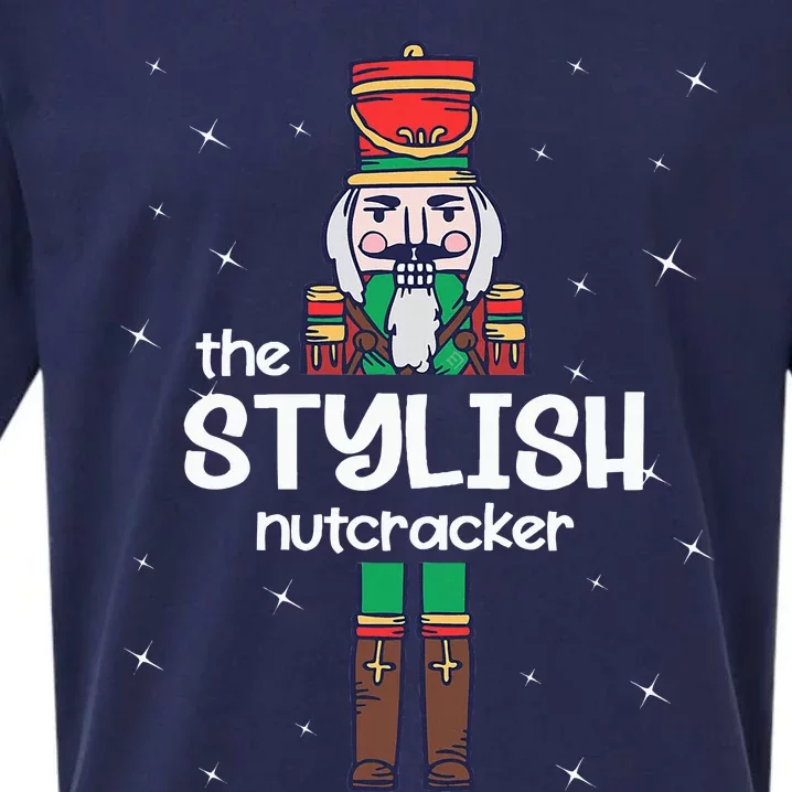 Stylish Nutcracker Family Matching Funny Pajama Sueded Cloud Jersey T-Shirt