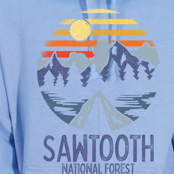 Sawtooth National Forest Idaho Rocky Mountains Id Camping Gift Unisex Surf Hoodie