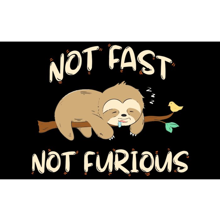 Sloths Not Fast Not Furious Cute Sleeping Sloth Lover Premium Bumper Sticker