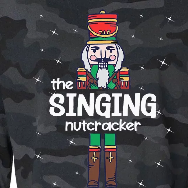 Singing Nutcracker Family Matching Funny Pajama Cropped Pullover Crew