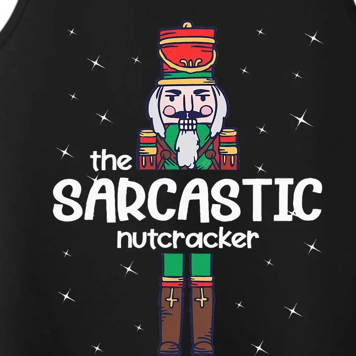 Sarcastic Nutcracker Family Matching Performance Tank