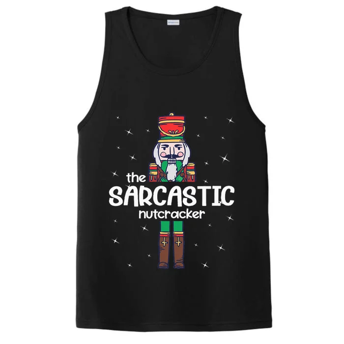 Sarcastic Nutcracker Family Matching Performance Tank