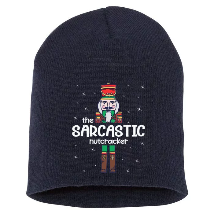 Sarcastic Nutcracker Family Matching Short Acrylic Beanie