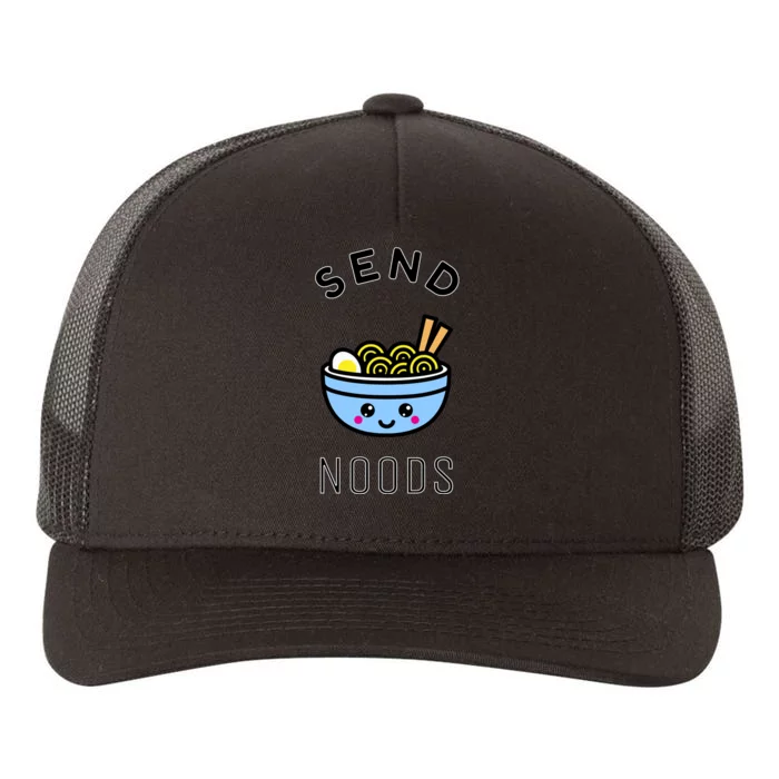 Send Noods Funny Noodle Yupoong Adult 5-Panel Trucker Hat