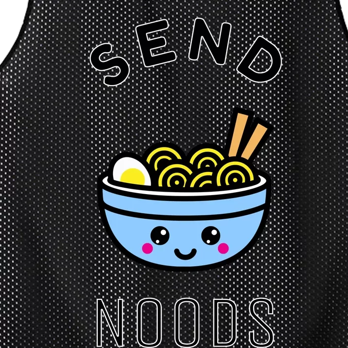 Send Noods Funny Noodle Mesh Reversible Basketball Jersey Tank