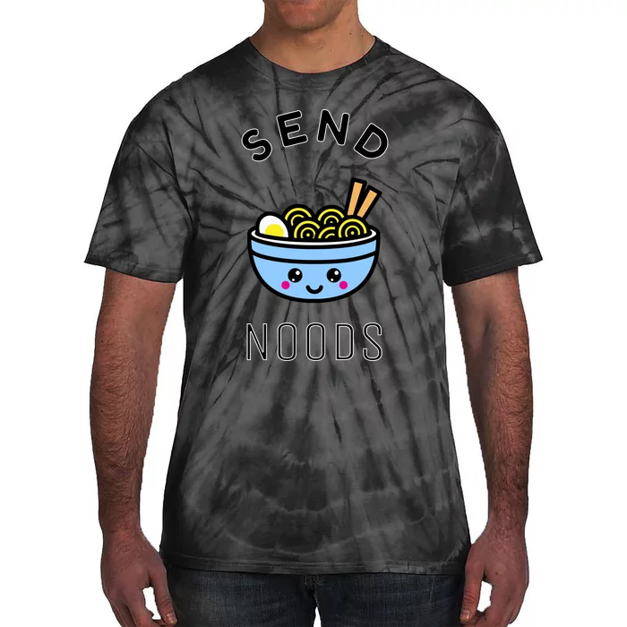 Send Noods Funny Noodle Tie-Dye T-Shirt