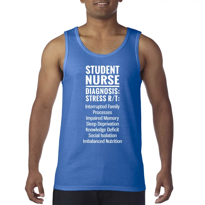 Student Nurse Funny Diagnosis Cool Gift Tank Top