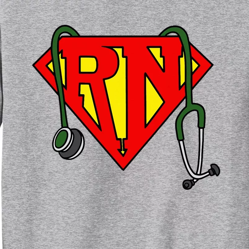 Super Nurse Funny Superhero Nurse Tall Sweatshirt