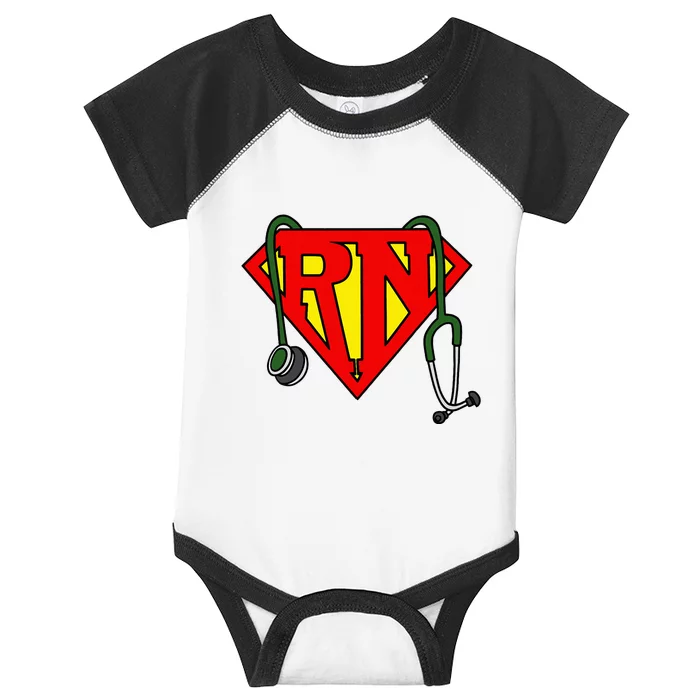 Super Nurse Funny Superhero Nurse Infant Baby Jersey Bodysuit