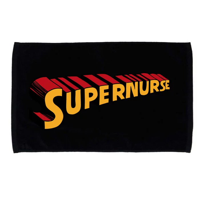 Super Nurse Funny Superhero Nurse Gift Microfiber Hand Towel