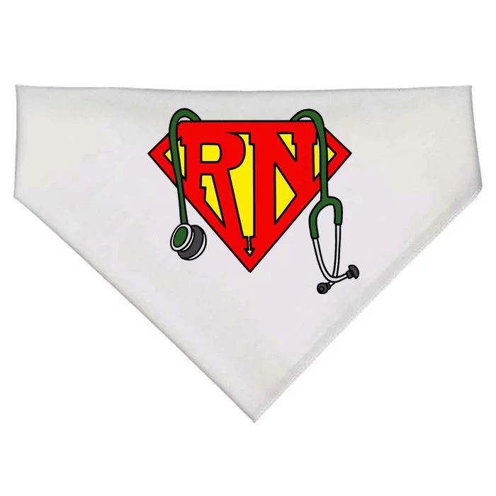 Super Nurse Funny Superhero Nurse USA-Made Doggie Bandana