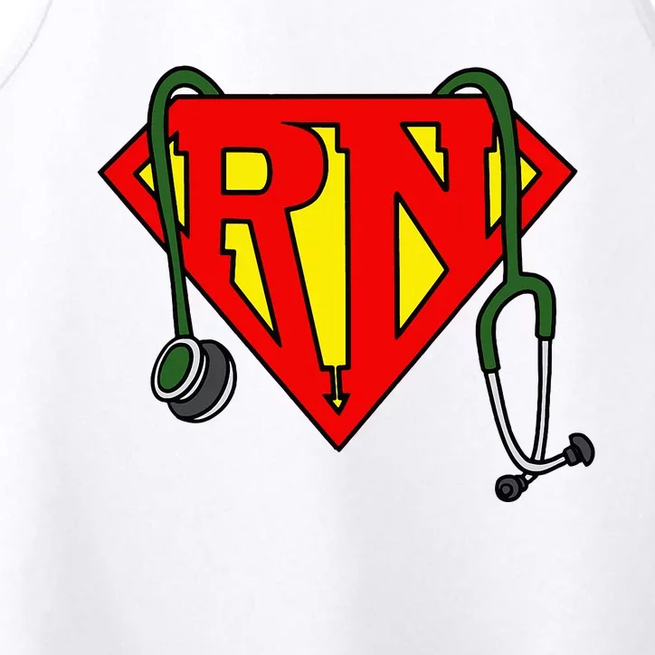 Super Nurse Funny Superhero Nurse Performance Tank