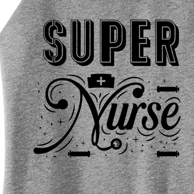 Super Nurse Gift Women’s Perfect Tri Rocker Tank