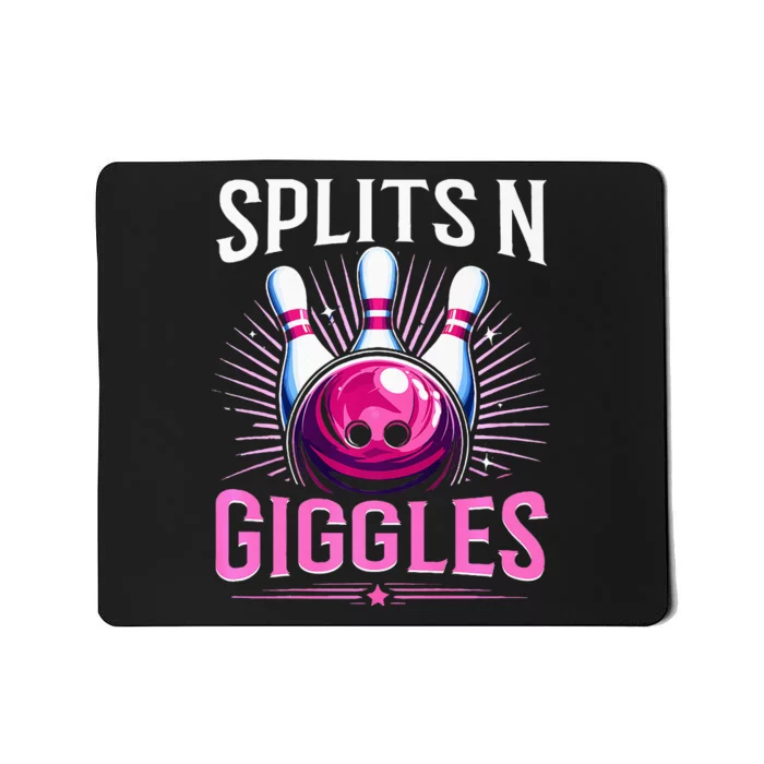 Splits N Giggles Funny Bowling Team Bowler Sports Player Mousepad