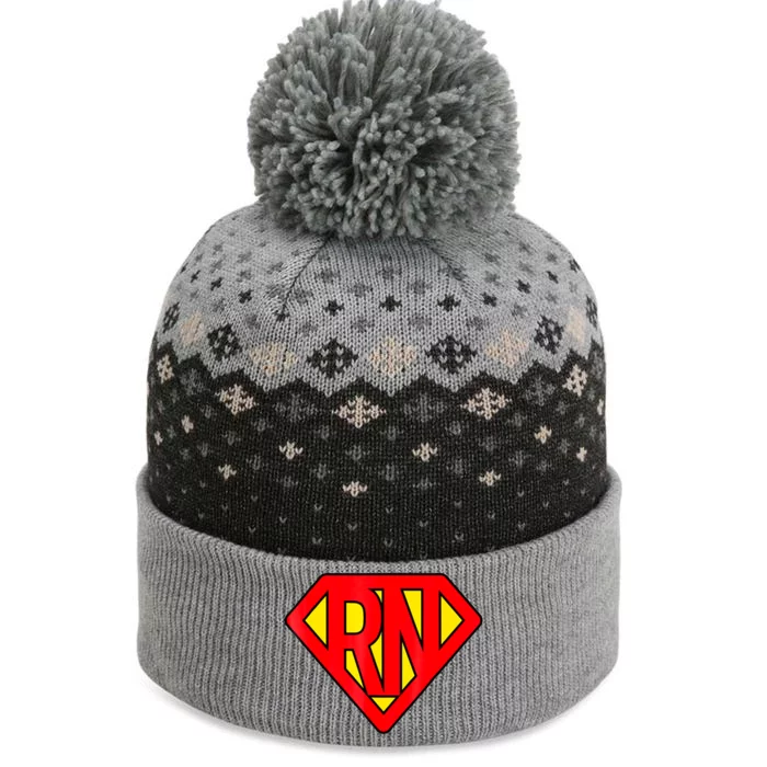 Super Nurse Gift The Baniff Cuffed Pom Beanie