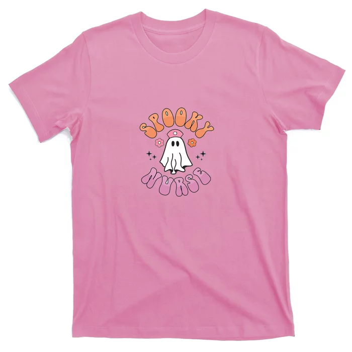 Spooky Nurse Ghost Halloween Gifts T-Shirt