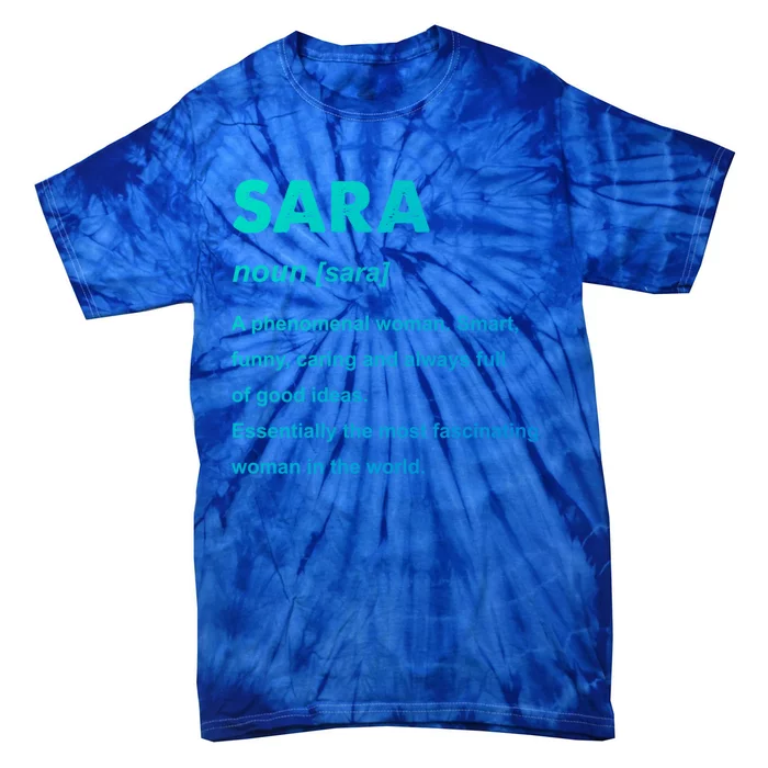 Sara Name Gift Tie-Dye T-Shirt