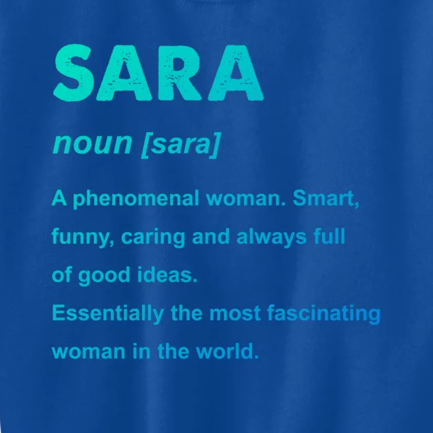 Sara Name Gift Kids Sweatshirt