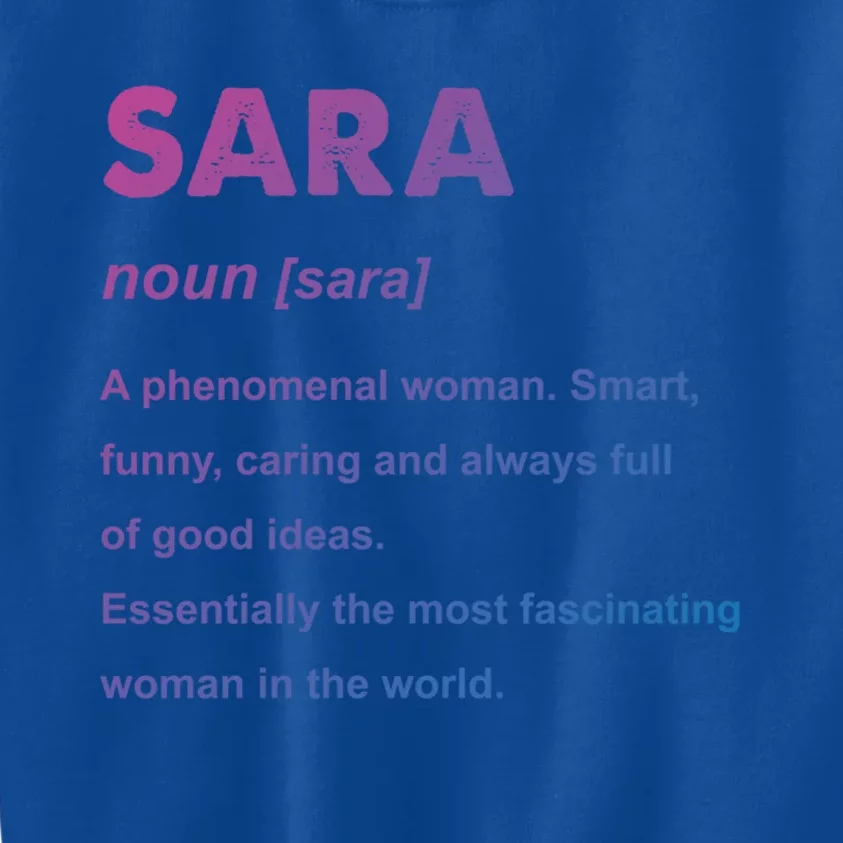 Sara Name Gift Kids Sweatshirt