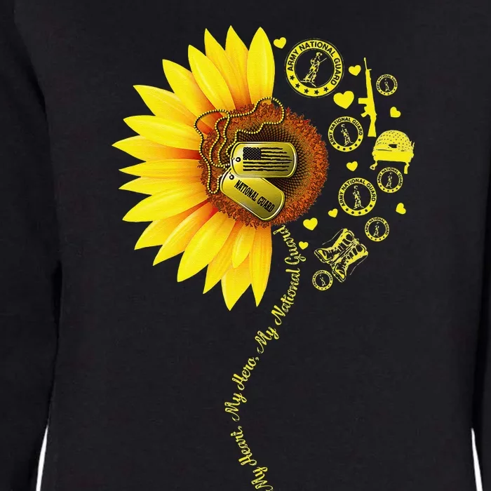 Sunflower National Guard Mom National Guard Graduation Mom Womens California Wash Sweatshirt